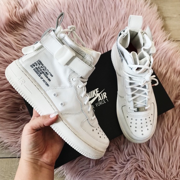 Nike air force 1 mid sneakers off white - Picture 3 of 8